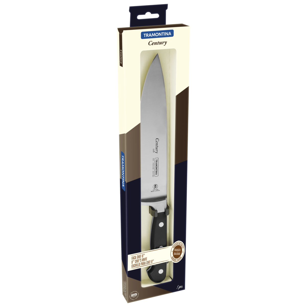 Cuchillo Chef Tramontina 8'' Century