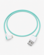 Cable AF146 Gaming Forma L 90° TPE — USB(A) a Tipo C / Lightning / Micro USB