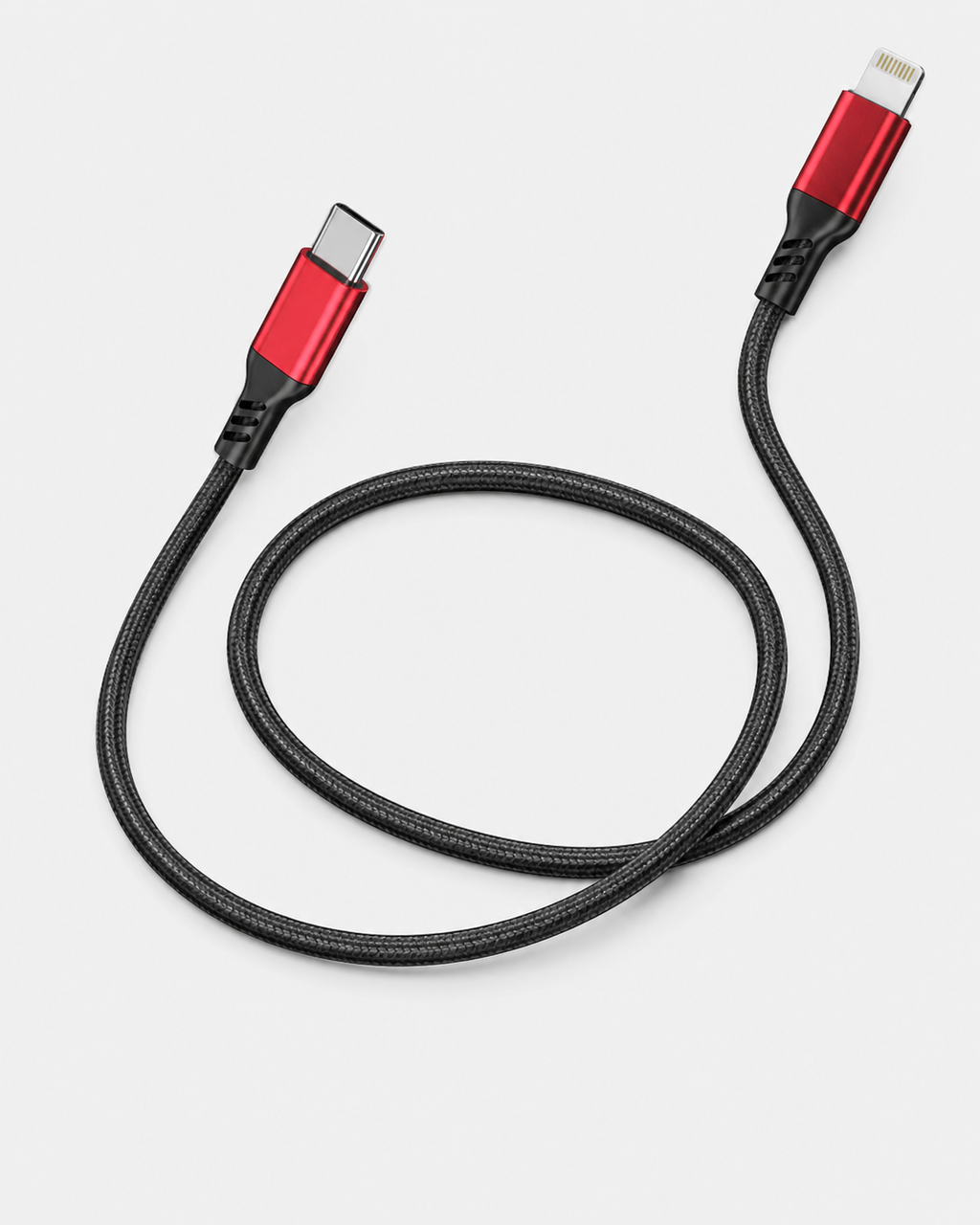 Cable AC650 Nylon Trenzado Carga Rápida PD 18W - USB (C) a Lightning