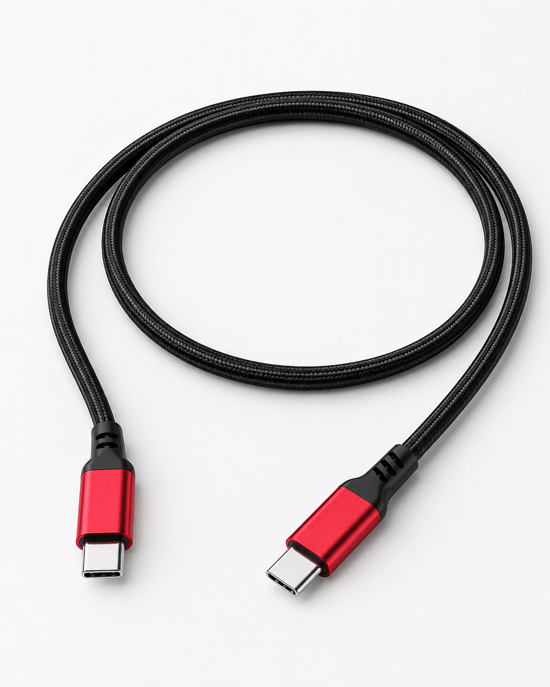 Cable AC640 Nylon Trenzado Carga Rápida QC3.0 USB (C) a USB-C