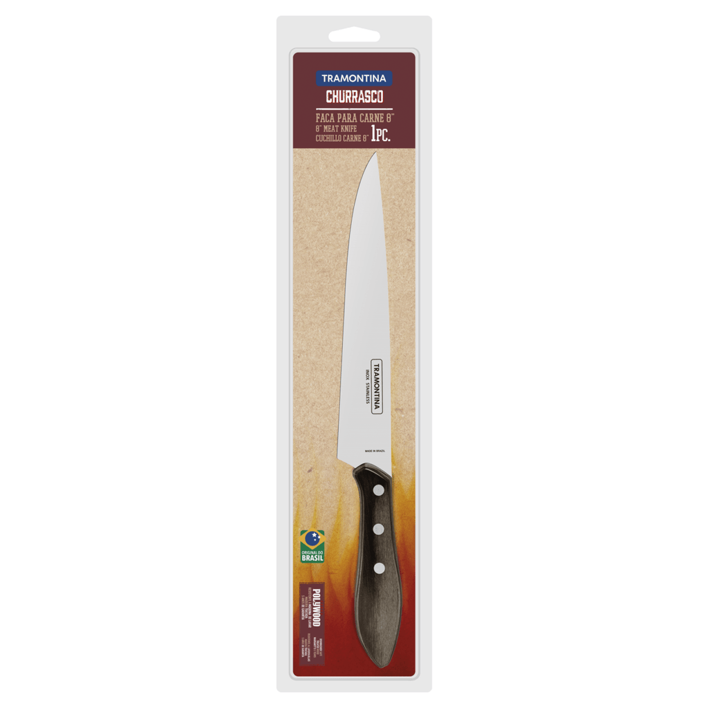 Cuchillo Carne Tramontina 8'' Polywood