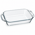 Fuente Asadera Rectangular de Vidrio Marinex 3,5 L