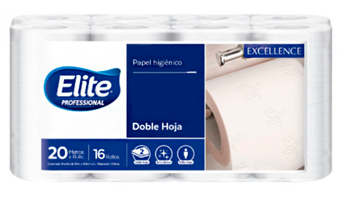 Papel Higiénico Elite 20 mts x 16 Rollos