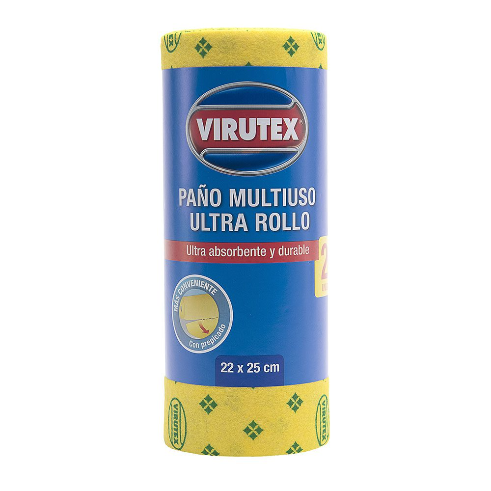 Paño Multiuso Virutex Rollo 20 unidades
