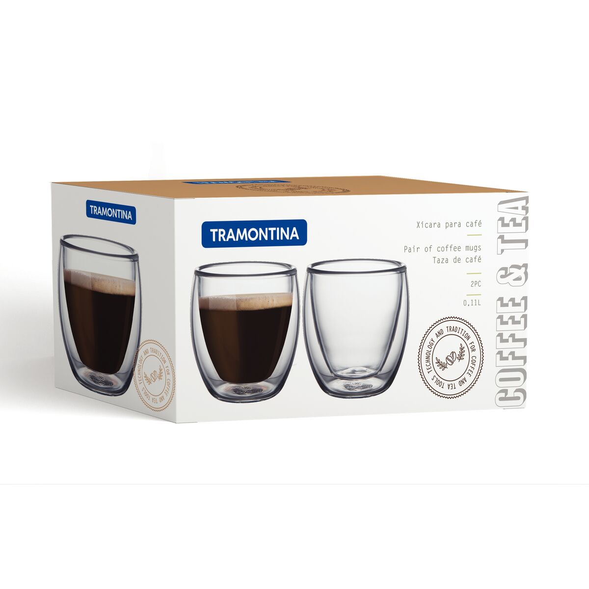 Taza de Café Tramontina 2 Piezas