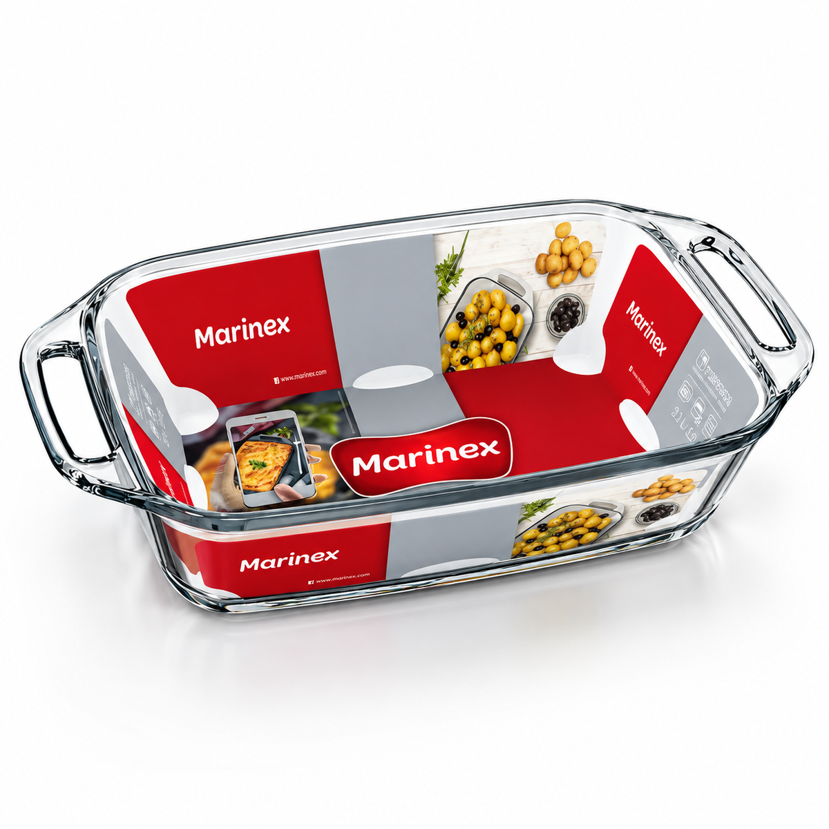 Fuente Asadera Rectangular Marinex Seletta 2,7 L