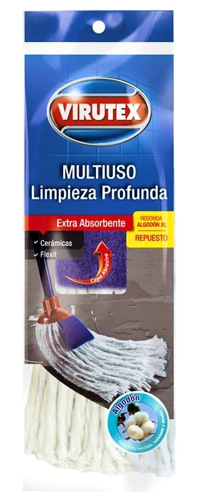 Mopa Virutex Redonda algodón