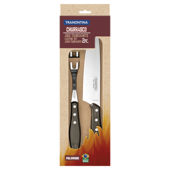 Juego Trinchante Tramontina 2 Piezas Polywood