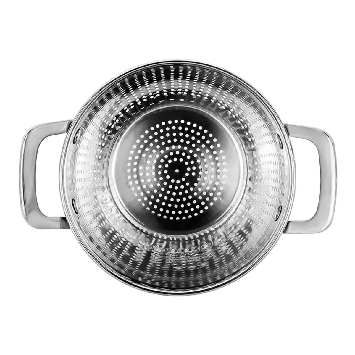 Colador alto de acero inoxidable Cuiner de 24 cm de diámetro