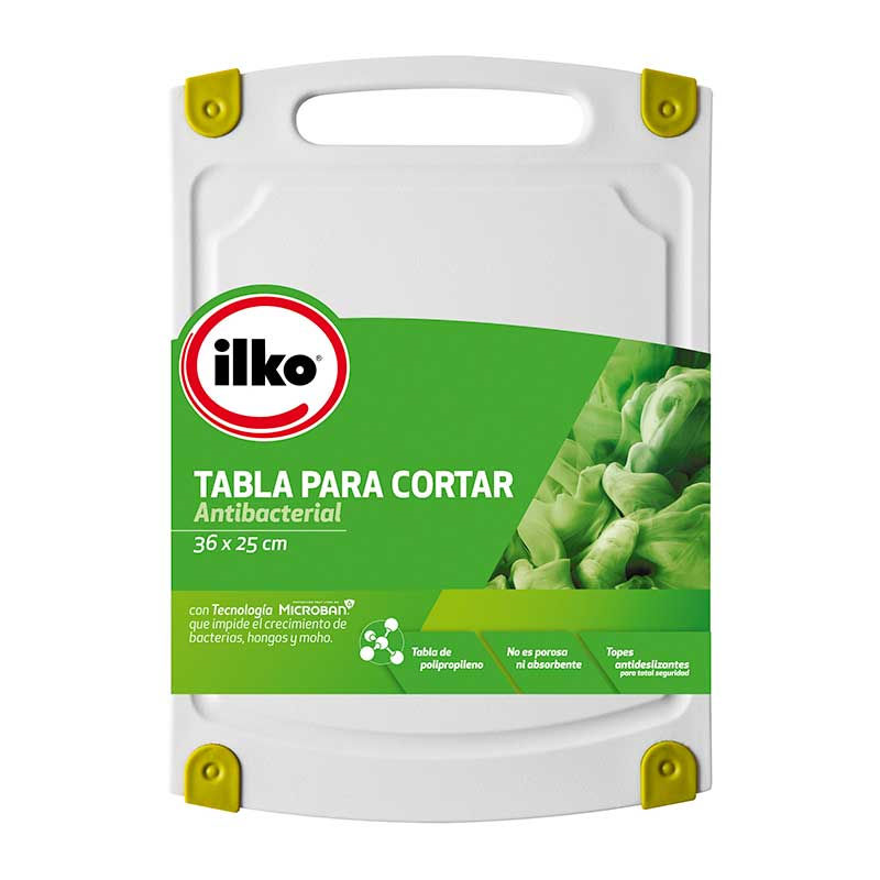 Tabla cortar antibacterial  ilko 36 x 25 cm